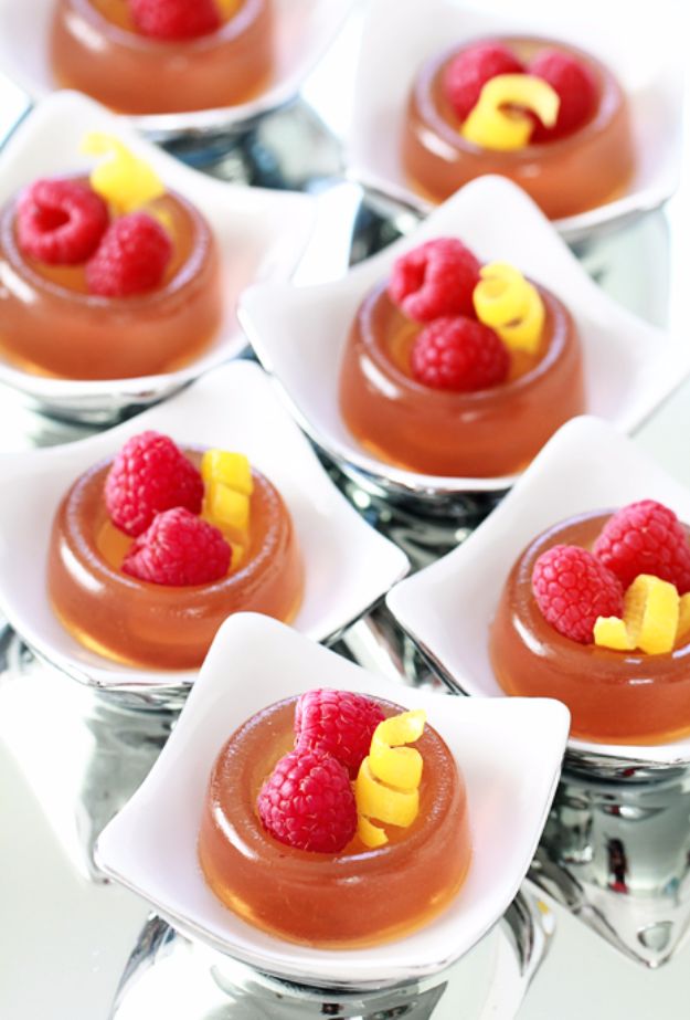 Best Jello Shot Recipes - French 75 Jello Shots - Easy Jello Shots Recipe Ideas with Vodka, Strawberry, Tequila, Rum, Jolly Rancher and Creative Alcohol - Unique and Fun Drinks for Parties like Whiskey Fireball, Fall Halloween Versions, Malibu, 4th of July, Birthday, Summer, Christmas and Birthdays #jelloshots #partydrinks #drinkrecipes