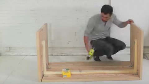 He Nails Several 2×10’s Together, Quickly Creating An Item You Might Just Need. Watch! | DIY Joy Projects and Crafts Ideas