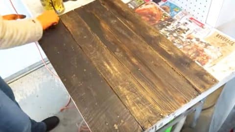 She Nails And Stains Pallet Wood And What She Makes Is The Best Gift You Can Give! | DIY Joy Projects and Crafts Ideas