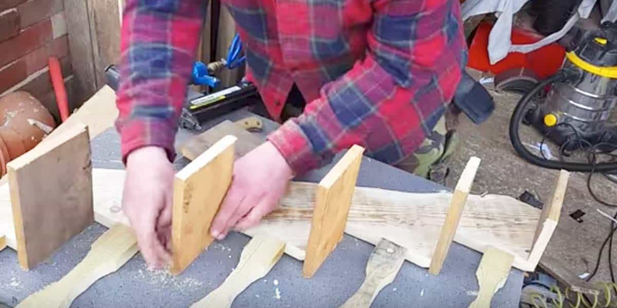 DIY Staircase Shelf | DIY Joy Projects and Crafts Ideas