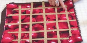 Sewing Tutorial: Fruit Pie Placemats