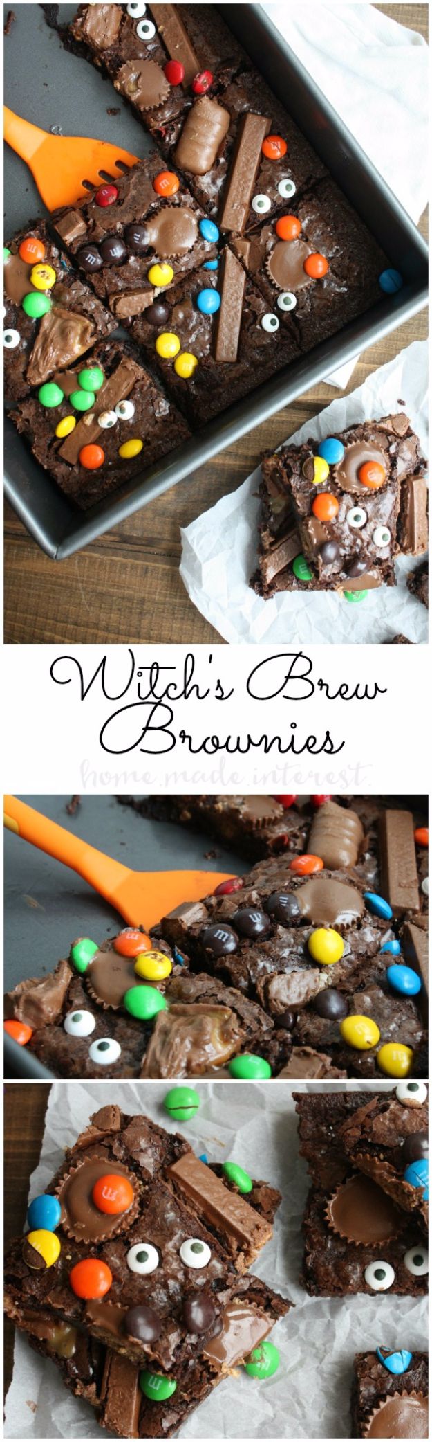 Quick Halloween Party Recipes - Witch's Brew Brownie Recipe- Healthy Ideas for Kids for School, Teens and Adults - Easy and Quick Recipes and Idea for Dips, Chips, Spooky Cookies and Treats - Appetizers and Finger Foods Made With Vegetables, No Candy, Cheap Food, Scary DIY Party Foods With Step by Step Tutorials #halloween #halloweenrecipes #halloweenparty