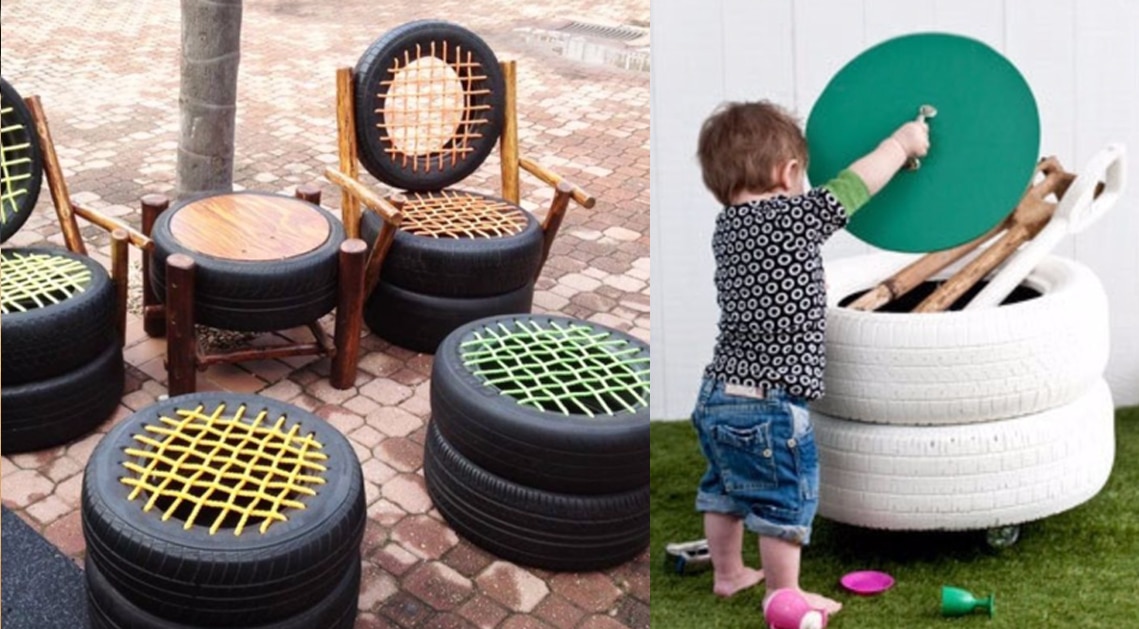 32 DIY Ideas Made With Old Tires