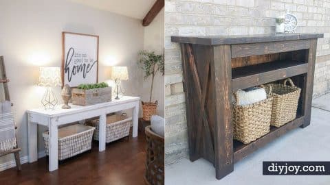 32 DIY TV and Media Consoles For Entertainment in Style | DIY Joy Projects and Crafts Ideas
