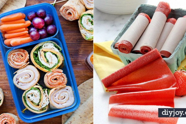 Back to School Lunch Ideas - Quick Snacks, Lunches and Homemade Lunchables - Bento Box Style Lunch for People in A Hurry - Fast Lunch Recipes to Pack Ahead - Healthy Ideas for Kids, Teens and Adults