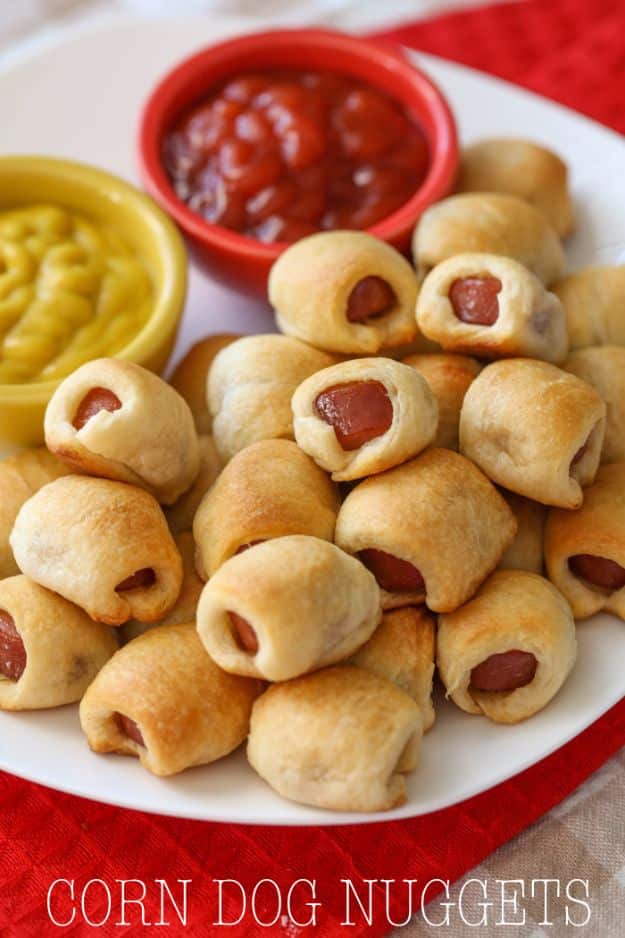 Back to School Lunch Ideas - Corn Dog Nuggets - Quick Snacks, Lunches and Homemade Lunchables - Bento Box Style Lunch for People in A Hurry - Fast Lunch Recipes to Pack Ahead - Healthy Ideas for Kids, Teens and Adults 