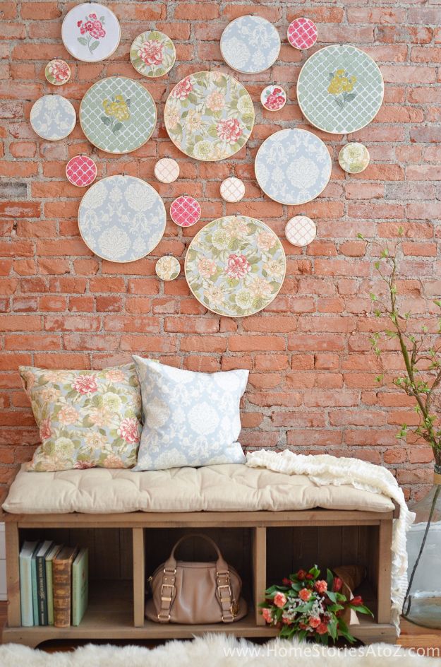 Rustic Wall Art Ideas - DIY Embroidery Hoop Wall Art - DIY Farmhouse Wall Art and Vintage Decor for Walls - Country Crafts and Rustic Home Decor Made Easy With Instructions and Tutorials - String Art, Repurposed Pallet Projects, Mason Jar Crafts, Vintage Signs, Word Art and Letters, Monograms and Sewing Projects 