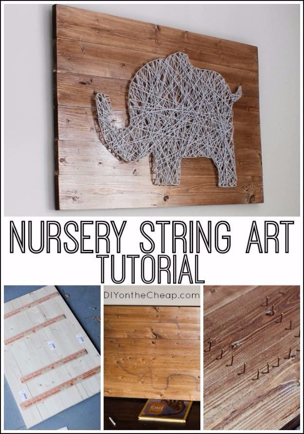 DIY Ideas With Yarn and Best Yarn Crafts - DIY Nursery String Art - Wall Hangings, Easy Dream Catchers, Crochet Ideas for Teens, Adults and Kids - Knitting , No Sew and Weaving Projects Make Awesome Wall Art and Home Decor on A Budget 