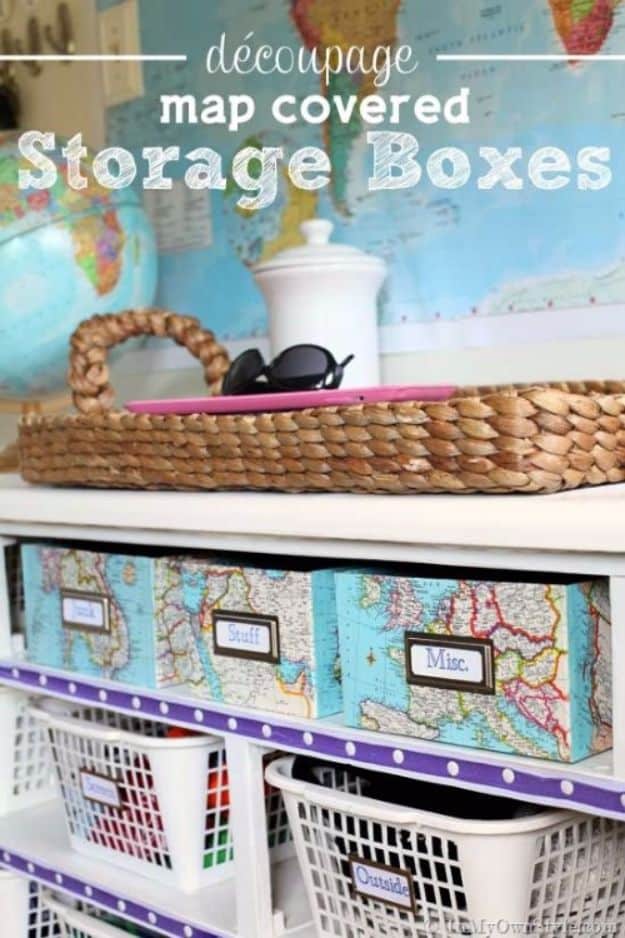 Painted Storage Box Craft - DIY Show Off ™ - DIY Decorating and