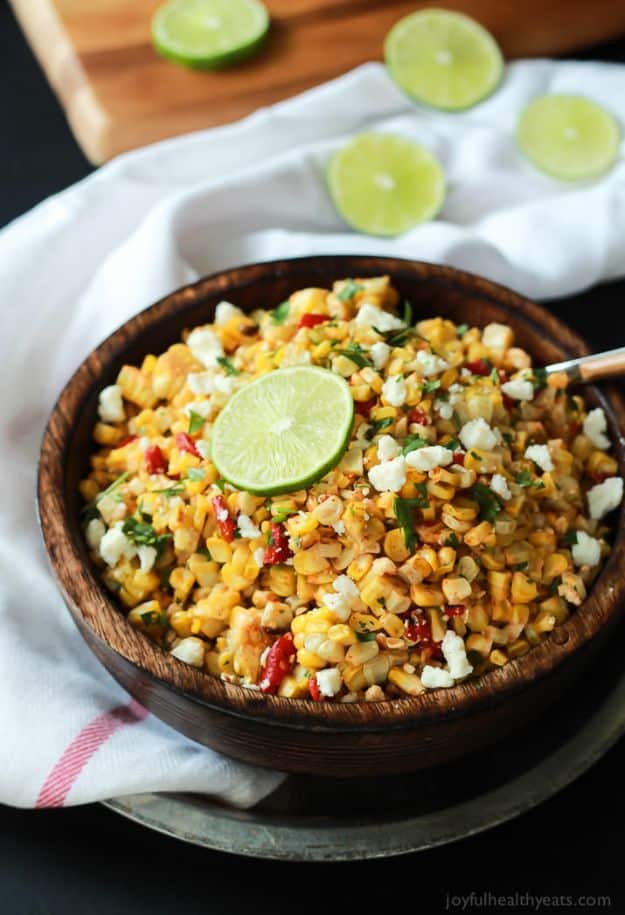 Back to School Lunch Ideas - Grilled Chili Lime Sweet Corn Salad - Quick Snacks, Lunches and Homemade Lunchables - Bento Box Style Lunch for People in A Hurry - Fast Lunch Recipes to Pack Ahead - Healthy Ideas for Kids, Teens and Adults 