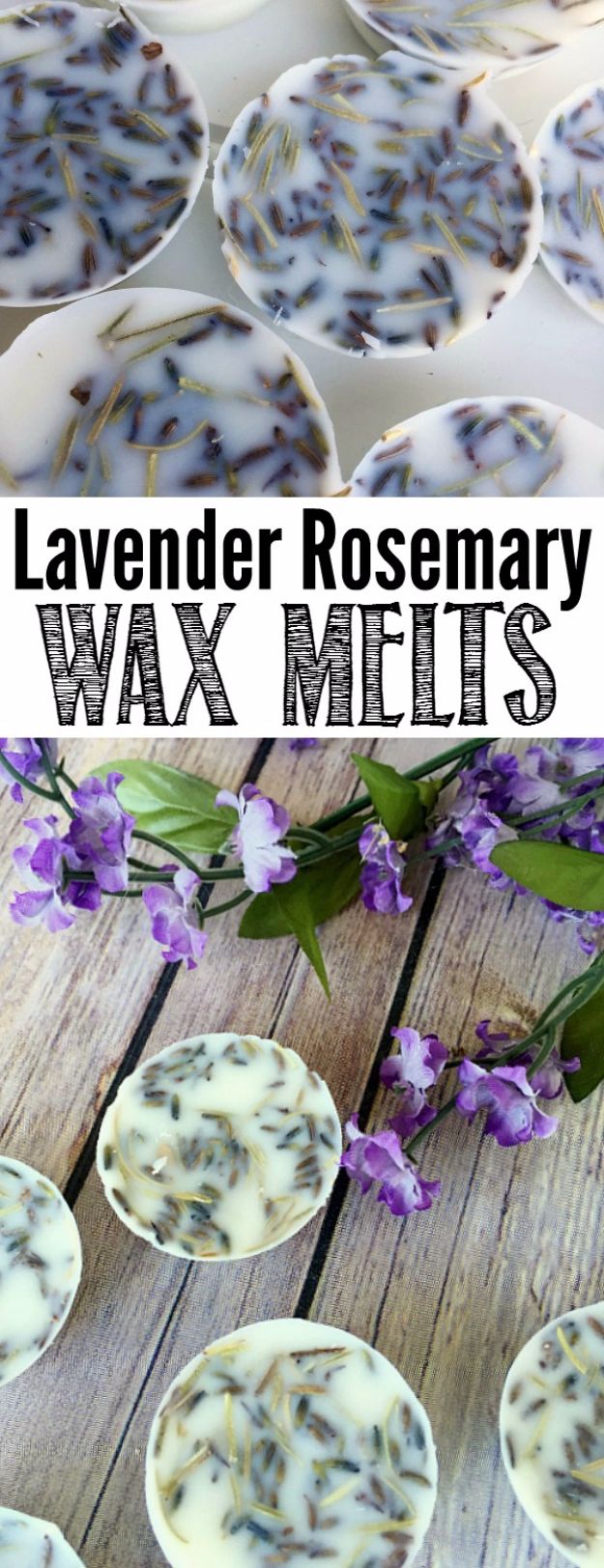 DIY Ideas for Candles - Lavender Rosemary Wax Melts - Cute, Cheap and Creative Ways to Decorate With Candles - Votives and Candle Holders Make Some Of Our Favorite Home Decor Ideas and Homemade Do It Yourself Gifts - Give One of These Inexpensive Ideas to Mom, Dad and Friends - Easy Dollar Store Crafts With Candle 
