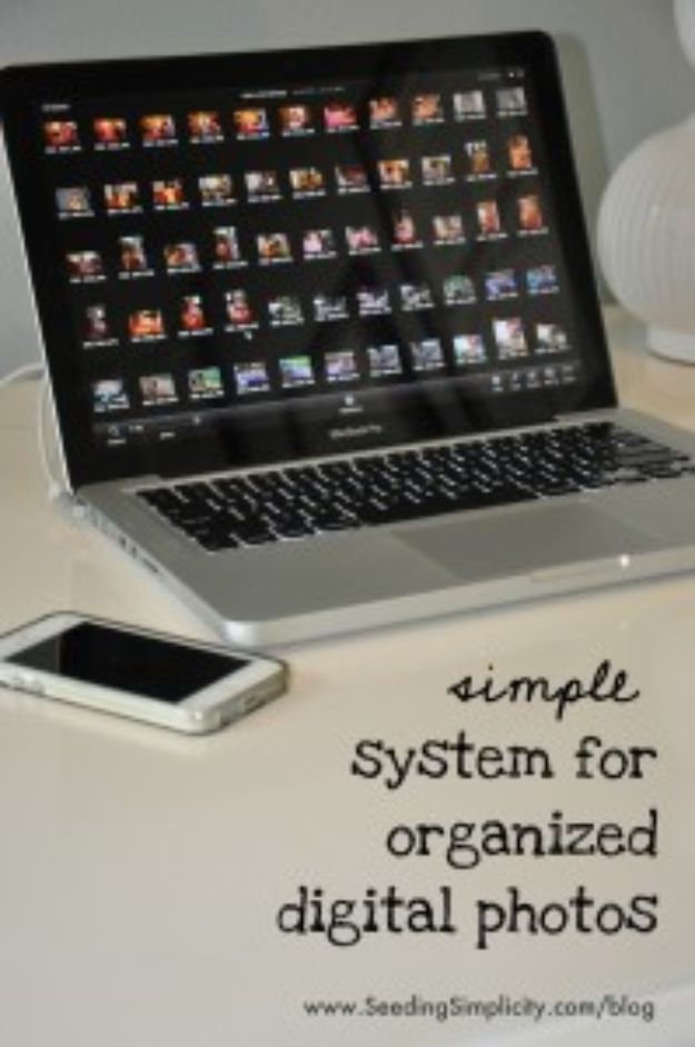 DIY Ideas for Your Computer - Organize Digital Photos The Simple Way - Cool Desk, Home Office, Bulletin Boards and Tech Projects for Kids, Awesome Tips and Tricks for Your Laptop and Desktop, Best Shortcuts and Neat Ways To Make Your Computer Even Better With Productivity Tips 