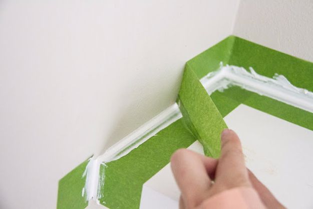 Easy Home Repair Hacks - Perfect Caulk Edge With Painter's Tape - Quick Ways To Fix Your Home With Cheap and Fast DIY Projects - Step by step Tutorials, Good Ideas for Renovating, Simple Tips and Tricks for Home Improvement on A Budget #diy #homeimprovement