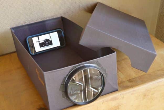 DIY Ideas With Shoe Boxes - Photo Projector - Shoe Box Crafts and Organizers for Storage - How To Make A Shelf, Makeup Organizer, Kids Room Decoration, Storage Ideas Projects - Cheap Home Decor DIY Ideas for Kids, Adults and Teens Rooms #diyideas #upcycle