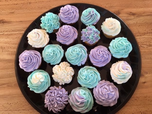 Cool Cupcake Decorating Ideas - Quick And Easy Swirled Cupcakes - Easy Ways To Decorate Cute, Adorable Cupcakes - Quick Recipes and Simple Decorating Tips With Icing, Candy, Chocolate, Buttercream Frosting and Fruit kids birthday party ideas cake