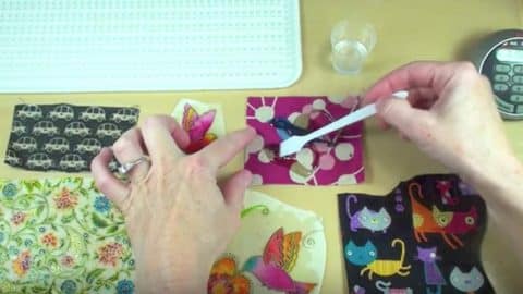 She Pours Resin Directly Onto Fabric And You Won’t Believe What She Makes. Watch! | DIY Joy Projects and Crafts Ideas
