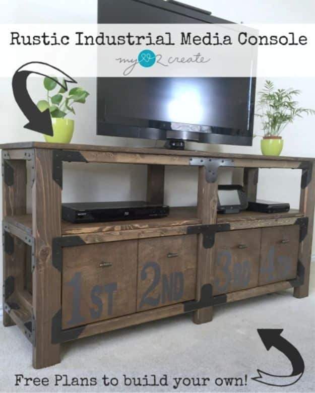 DIY TV Stand / Media Console – The Inspired Workshop