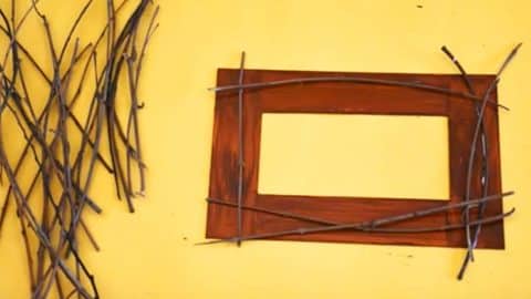 She Cuts And Paints Cardboard And Watch What She Does With These Twigs! | DIY Joy Projects and Crafts Ideas