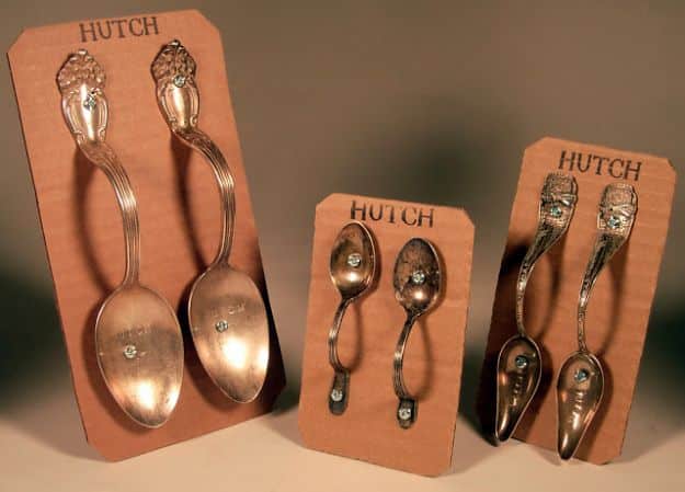 DIY Silverware Upgrades - Vintage Spoon Pulls - Creative Ways To Improve Boring Silver Ware and Palce Settings - Paint, Decorate and Update Your Flatware With These Creative Do IT Yourself Tutorials- Forks, Knives and Spoons all Get Dressed Up With These New Looks For Kitchen and Dining Room 