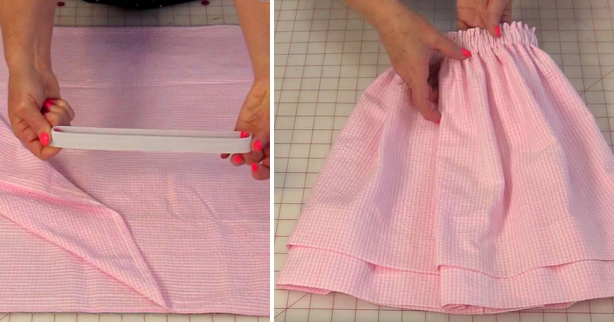 Sewing Tutorial : Double Hem Skirt | DIY Joy Projects and Crafts Ideas