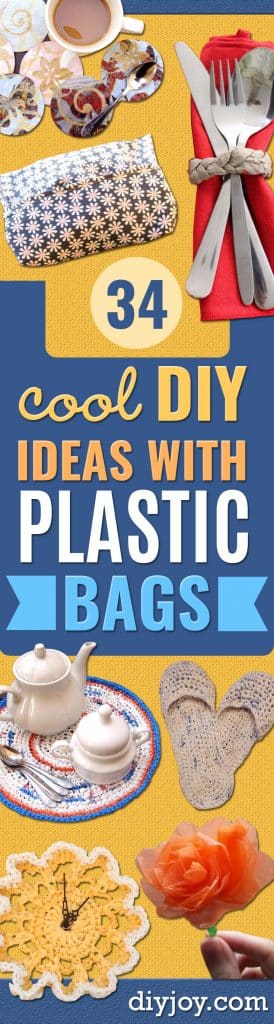 34 Cool DIY Ideas With Plastic Bags