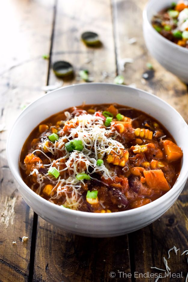Best Fall Recipes and Ideas for Dinner - Chipotle Bourbon Pumpkin Chili - Quick Meals With Chicken, Beef and Fish, Easy Crockpot Meals and Make Ahead Soups and Dinners - Healthy Dinner Recipes and Fast Last Minute Foods With Spinach, Vegetables, Butternut Squash, Pumpkin and Nuts 