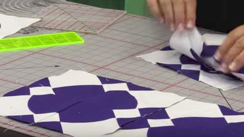 She Cuts 8″ Strips, Cuts Those Into Squares Making A Strikingly Crisp Looking Quilt! | DIY Joy Projects and Crafts Ideas