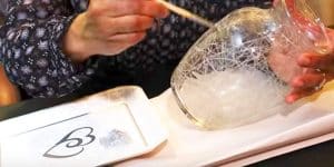 She Draws On Glass With A Crayon And What She Does Next Gives Illusion Of Cracked Glass