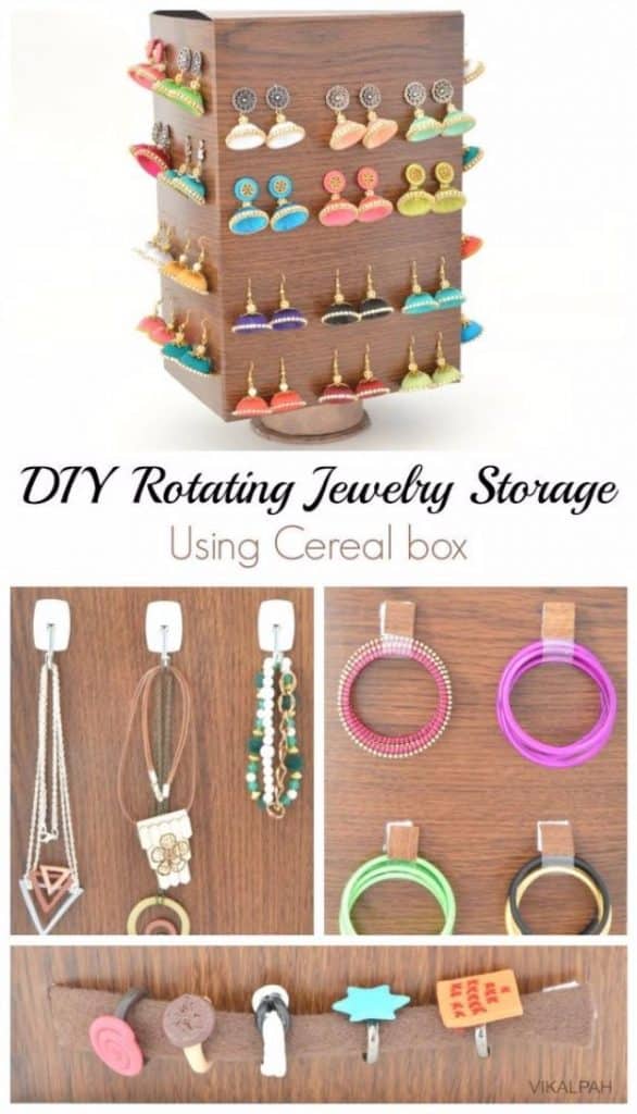 34 Crafty DIY Jewelry Boxes and Storage Ideas