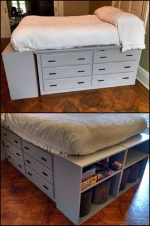 Diy platform bed with drawers paulinagorder