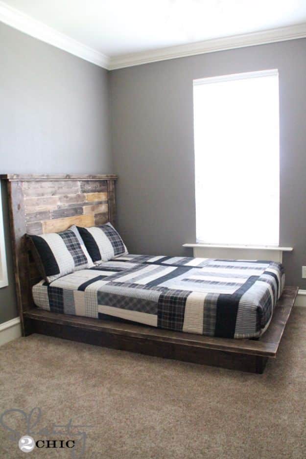 DIY Platform Beds - Easy DIY Platform Bed - Easy Do It Yourself Bed Projects - Step by Step Tutorials for Bedroom Furniture - Learn How To Make Twin, Full, King and Queen Size Platforms - With Headboard, Storage, Drawers, Made from Pallets - Cheap Ideas You Can Make on a Budget 