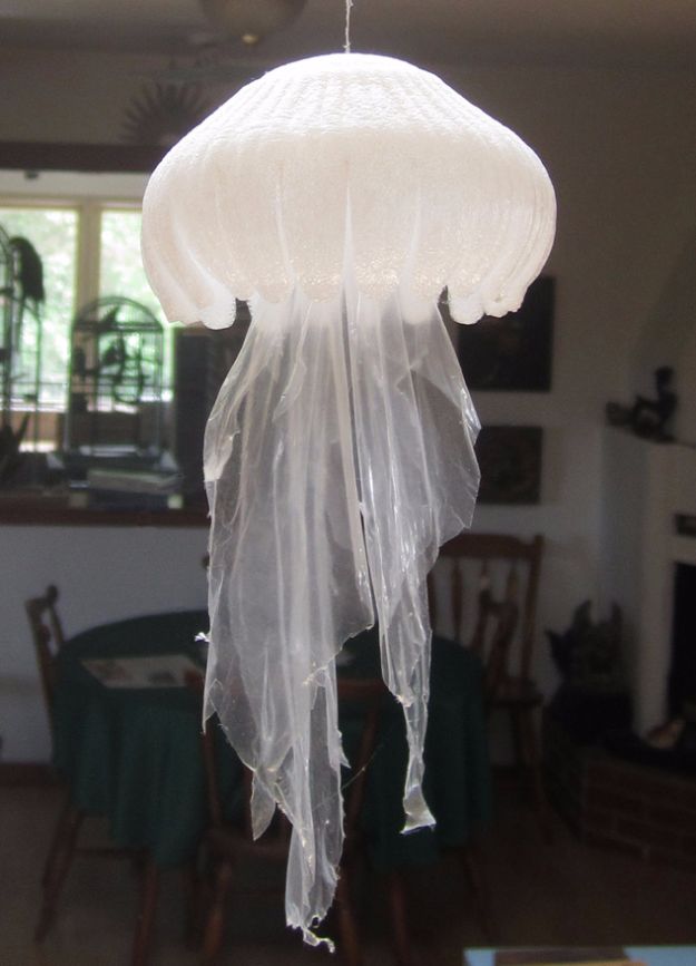 DIY Ideas With Plastic Bags - Garbage Jellyfish - How To Make Fun Upcycling Ideas and Crafts - Awesome Storage Projects Using Recycling - Coolest Craft Projects, Life Hacks and Ways To Upcycle a Plastic Bag #recycling #upcycling #crafts #diyideas