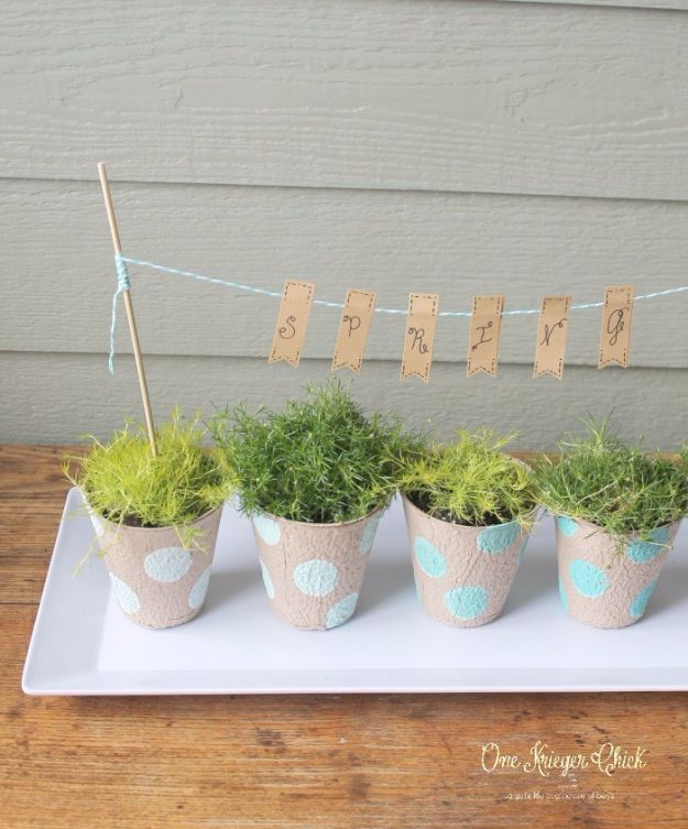 Last Minute Christmas Gifts - Indoor Tabletop Garden - Quick DIY Gift Ideas and Easy Christmas Presents To Make for Mom, Dad, Family and Friends - Dollar Store Crafts and Cheap Homemade Gifts 