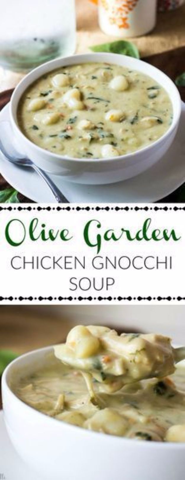 Best Fall Recipes and Ideas for Dinner - Olive Garden Chicken Gnocchi Soup - Quick Meals With Chicken, Beef and Fish, Easy Crockpot Meals and Make Ahead Soups and Dinners - Healthy Dinner Recipes and Fast Last Minute Foods With Spinach, Vegetables, Butternut Squash, Pumpkin and Nuts 