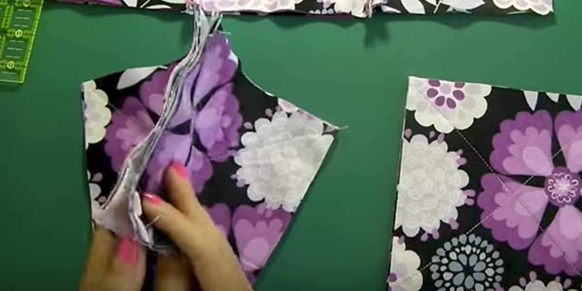 She Sews 3 Layers Of Squares Together And What She Does Next Is An Amazing Decor Item! | DIY Joy Projects and Crafts Ideas