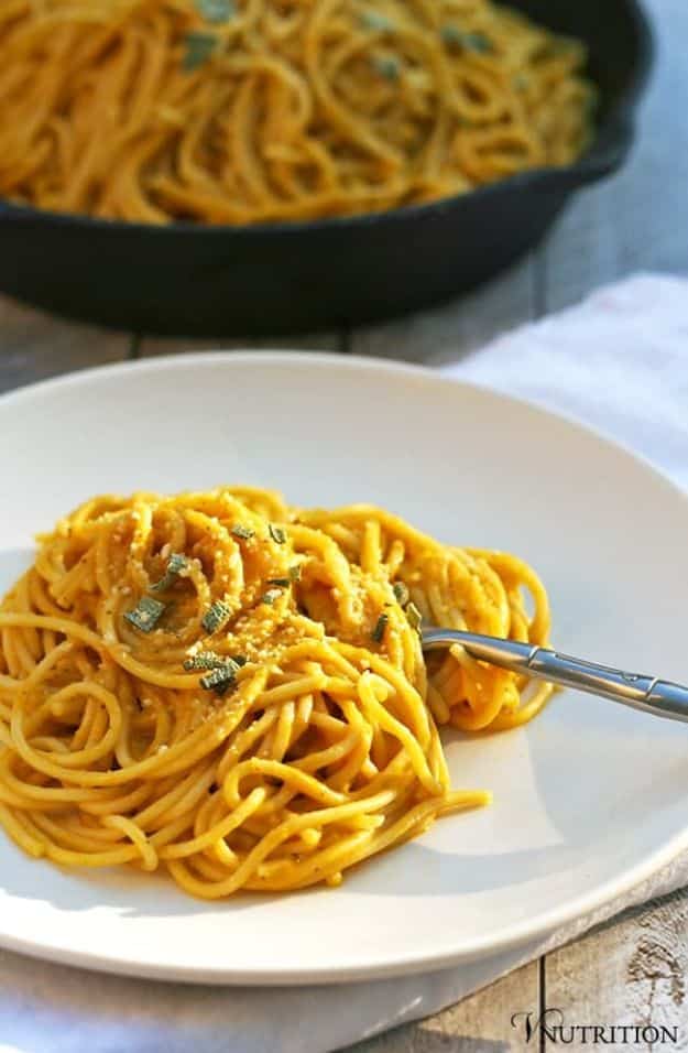Best Fall Recipes and Ideas for Dinner - Rich And Creamy Vegan Pumpkin Pasta - Quick Meals With Chicken, Beef and Fish, Easy Crockpot Meals and Make Ahead Soups and Dinners - Healthy Dinner Recipes and Fast Last Minute Foods With Spinach, Vegetables, Butternut Squash, Pumpkin and Nuts 