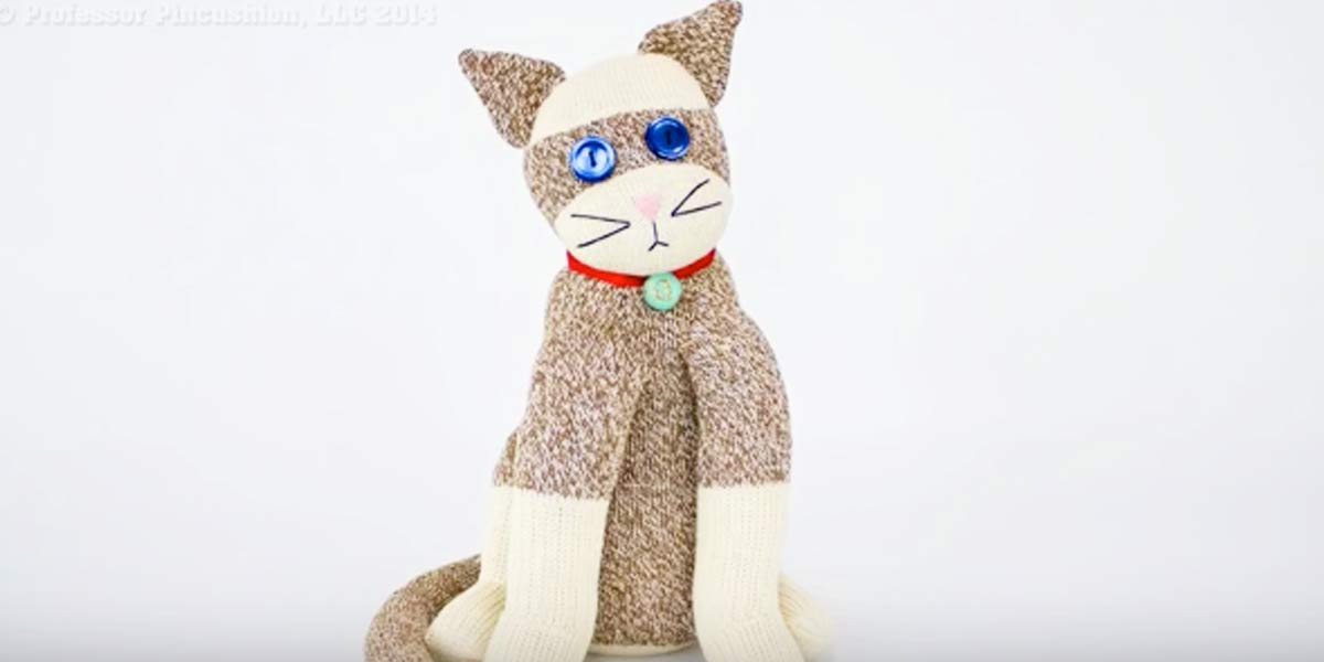 How to Make A Sock Cat | DIY Joy Projects and Crafts Ideas