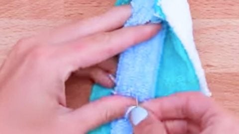 She Cuts Old Towels Into Strips And What She Does With Them is Brilliant. Watch! | DIY Joy Projects and Crafts Ideas