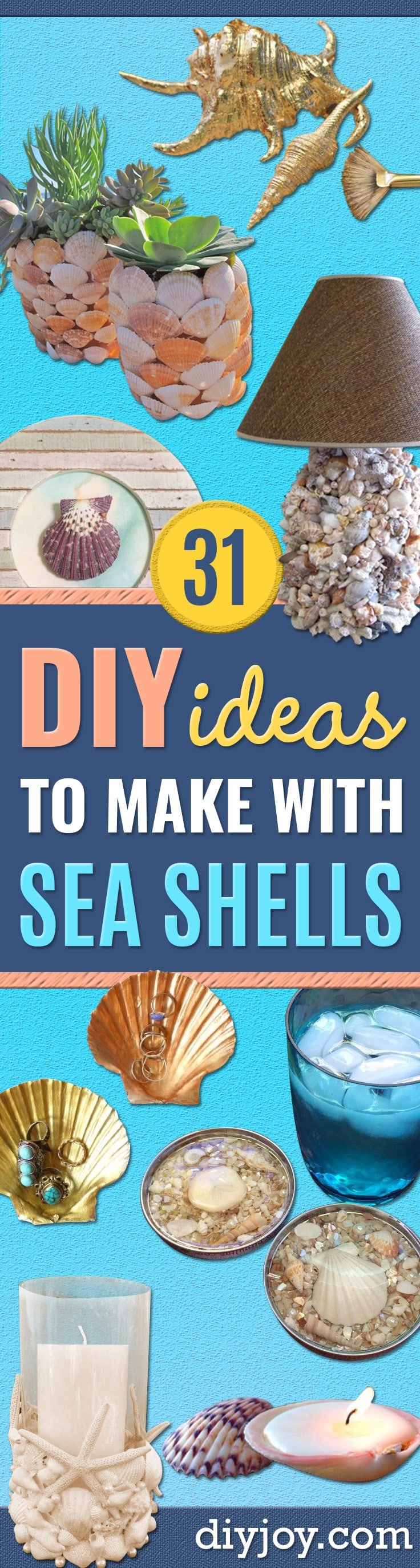 31 DIY Ideas to Make With Sea Shells