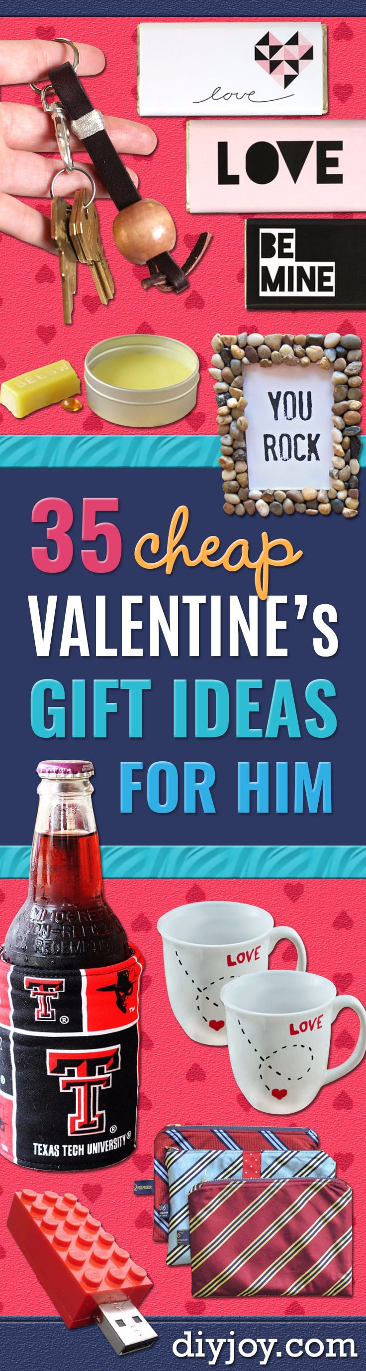 Easy DIY Valentines Day Gifts for Him - Valentine's Day Chocolate Bar Wraps - Cool and Easy Things To Make for Your Husband, Boyfriend, Fiancee - Creative and Cheap Do It Yourself Projects to Give Men, Guys