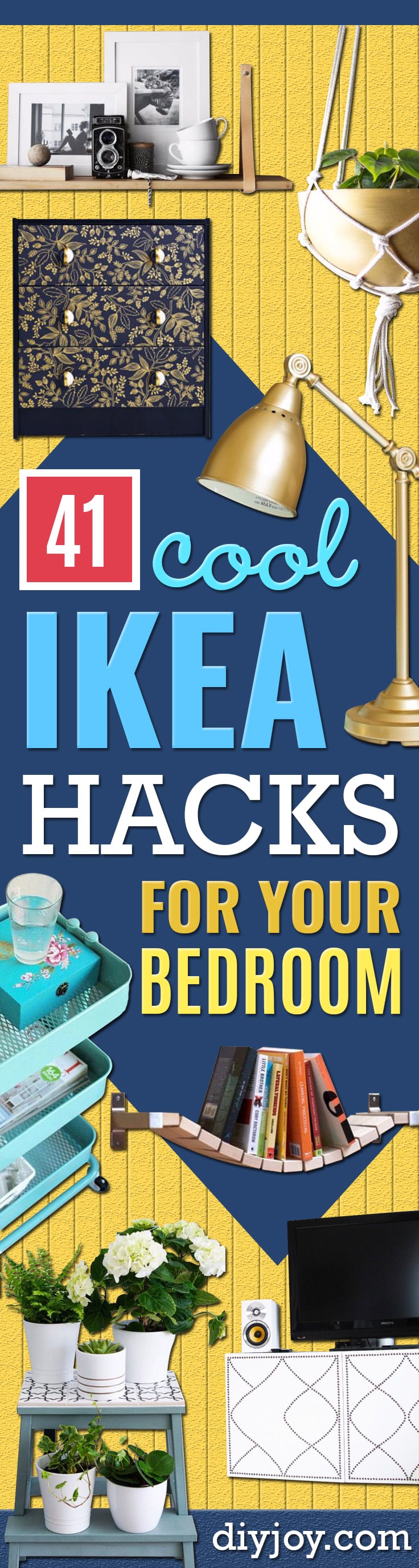 41 IKEA Hacks For DIY Bedroom Decor- Best IKEA Furniture Hack Ideas for Bed, Storage, Nightstnad, Closet System and Storage, Dresser, Vanity, Wall Art and Kids Rooms - Easy and Cheap DIY Projects for Affordable Room and Home Decor