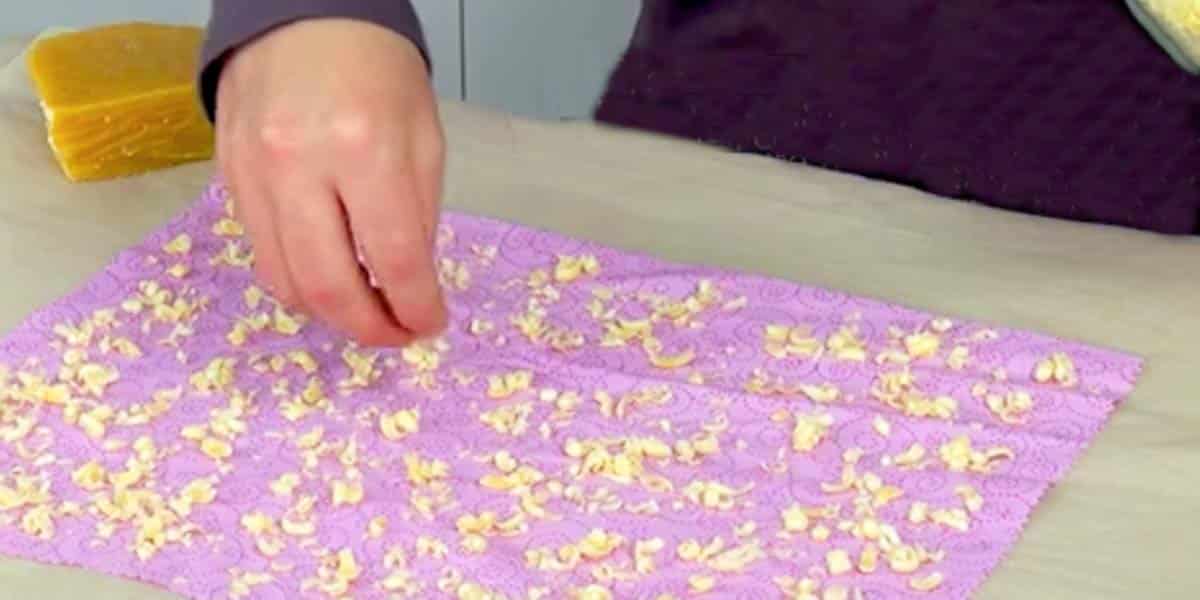 She Is Super Frugal And Irons Beeswax On A Piece Of Cotton…You Won’t Even Believe Why! | DIY Joy Projects and Crafts Ideas