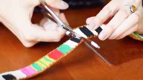 She Takes An Old Belt And What She Does With It Is So Brilliant! | DIY Joy Projects and Crafts Ideas