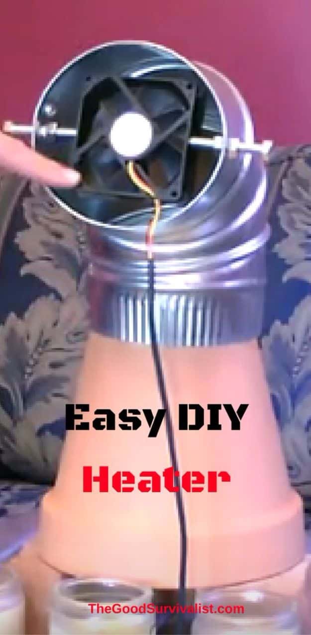 DIY Gadgets - Easy DIY Heater - Homemade Gadget Ideas and Projects for Men, Women, Teens and Kids - Steampunk Inventions, How To Build Easy Electronics, Cool Spy Gear and Do It Yourself Tech Toys #gadgets #diy #stem #diytoys