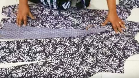 Watch How She Makes An Extraordinary Tunic Top By Adding Contrasting Fabric Panels! | DIY Joy Projects and Crafts Ideas