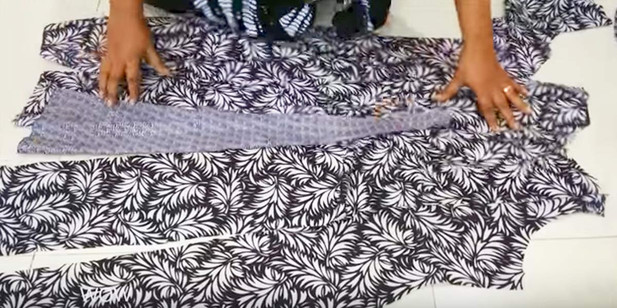 Watch How She Makes An Extraordinary Tunic Top By Adding Contrasting Fabric Panels! | DIY Joy Projects and Crafts Ideas