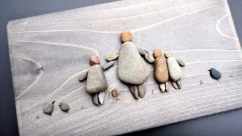 What She Does With Pebbles Is Brilliant And It Makes A Charming Gift Idea. Watch! | DIY Joy Projects and Crafts Ideas