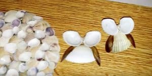 She Glues Shells On A CD And What She Does Next Makes For The Cutest Beach Decor!
