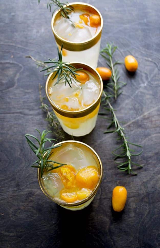 Best Drink Recipes for New Years Eve - St. Germain Kumquat Cocktail - Creative Cocktails, Drinks, Champagne Toasts, and Punch Mixes for A New Year's Eve Party - Ideas for Serving, Glasses, Fun Ideas for Shots and Cocktails - Easy Vodka Recipes, Non Alcoholic, Whisky Rum and Party Punches #newyearseve