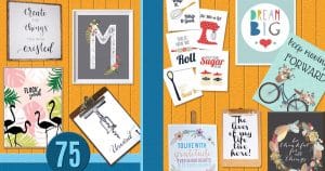 75 Free Printables for Walls